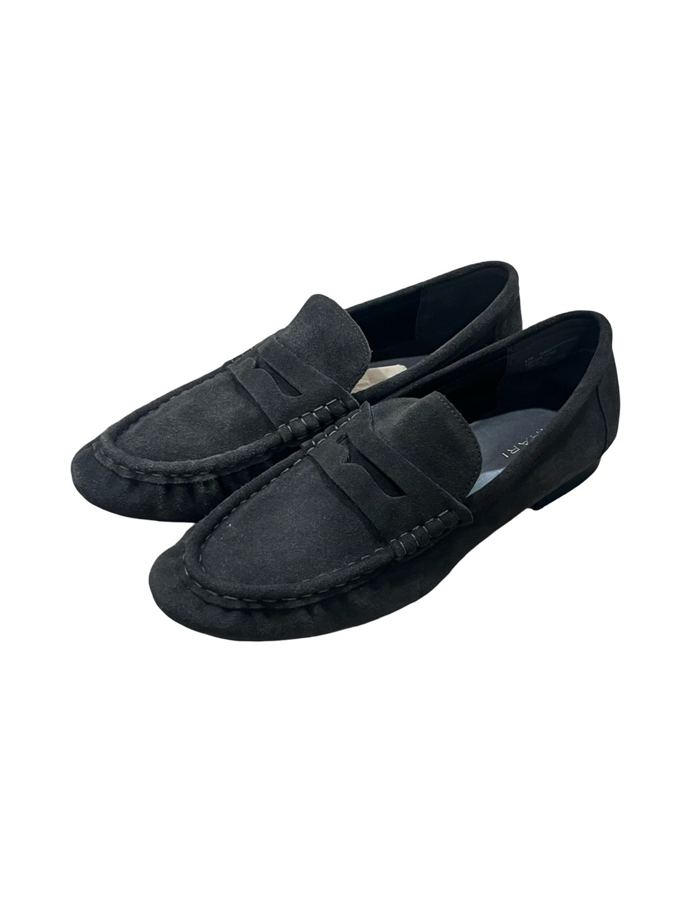 Tahari Dark Brown Suede Penny Loafers Women’s 8.5 Old Money Preppy Shoes - Picture 4 of 8